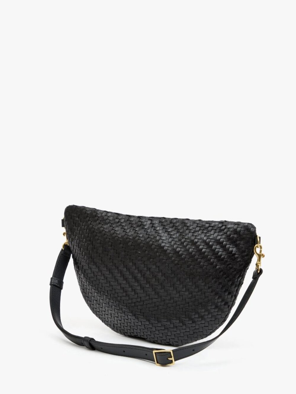 Clare V. Black Woven Zig Zag Grande Fanny - Picture 3 of 14